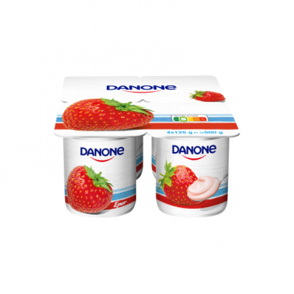 Danone eperízű, élőflórás, zsírszegény joghurt 4 x 125 g (500 g)