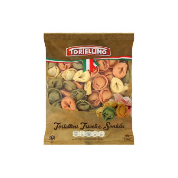 Tortellino Tortellini Tricolor sonkás friss tészta 500 g