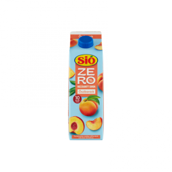 Sió Zero hozzáadott cukor őszibarack gyümölcsital 1 l