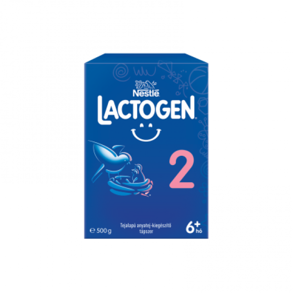 Nestlé Lactogen 2 tejalapú anyatej-kiegészítő tápszer 6+ hó 500 g