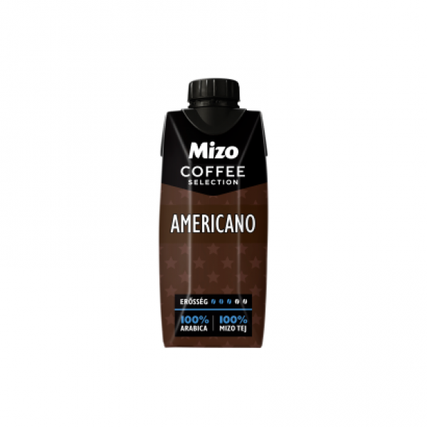 Mizo Coffee Selection Americano UHT zsírszegény kávés tej 330 ml