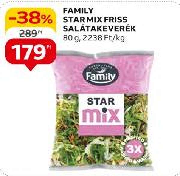 Family Star mix friss salátakeverék