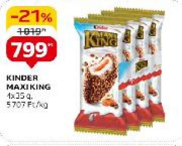 Kinder Maxi king