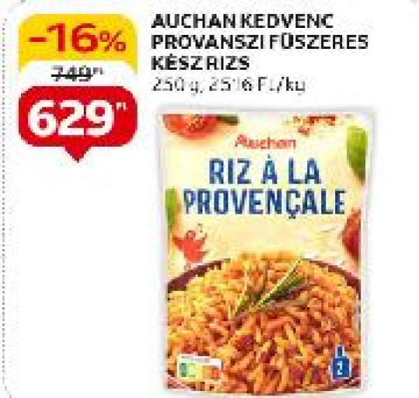 Auchan kedvenc provanszi fűszeres kész rizs