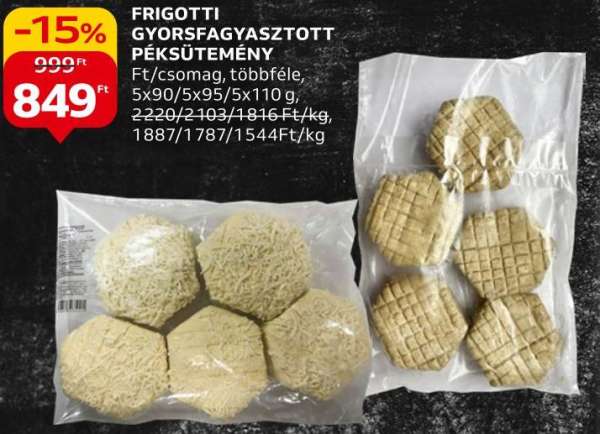 Frigotti Fagyasztott péksütemény