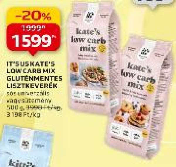 its us kates low carb mix gluténmentes lisztkeverék