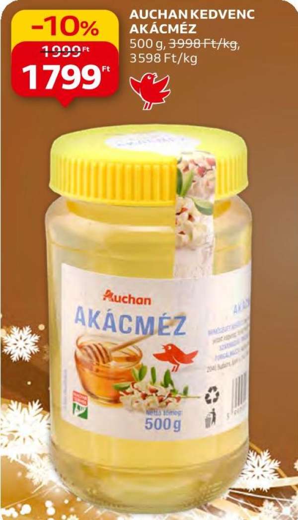 Auchan kedvenc Akácméz