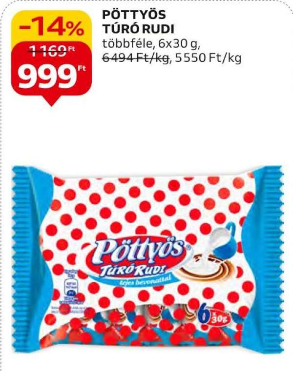 Pöttyös Túró rudi