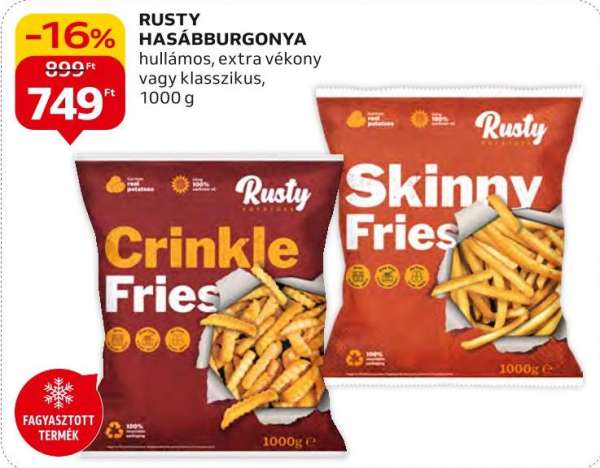 Rusty Hasábburgonya