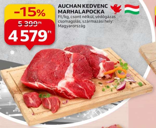 Auchan Kedvenc Marhalapocka
