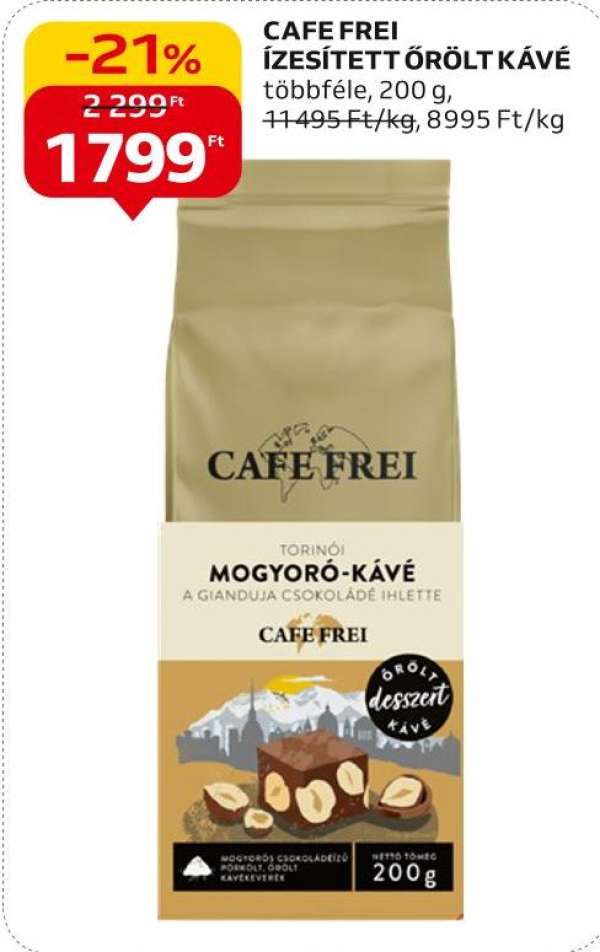 Cafe Frei Ízesített őrölt kávé