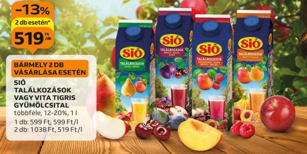 Sió Találkozások vagy Vita Tigris gyümölcsital