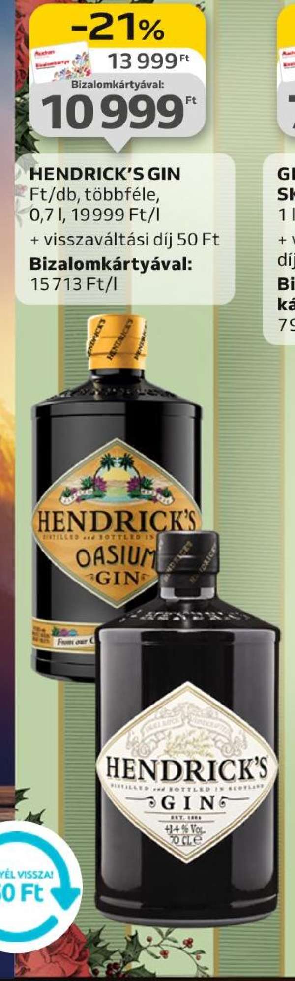Hendrick’s gin