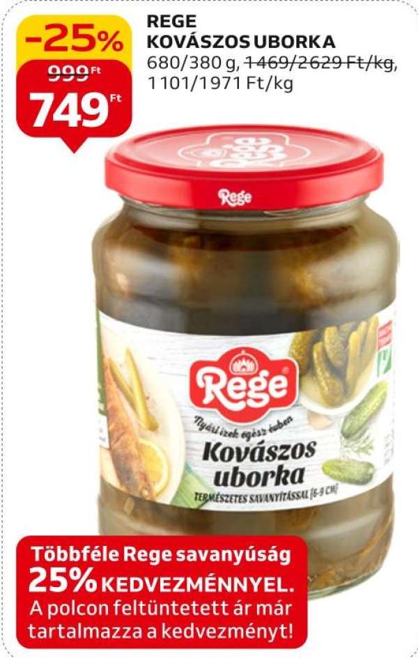 Rege Kovászos uborka