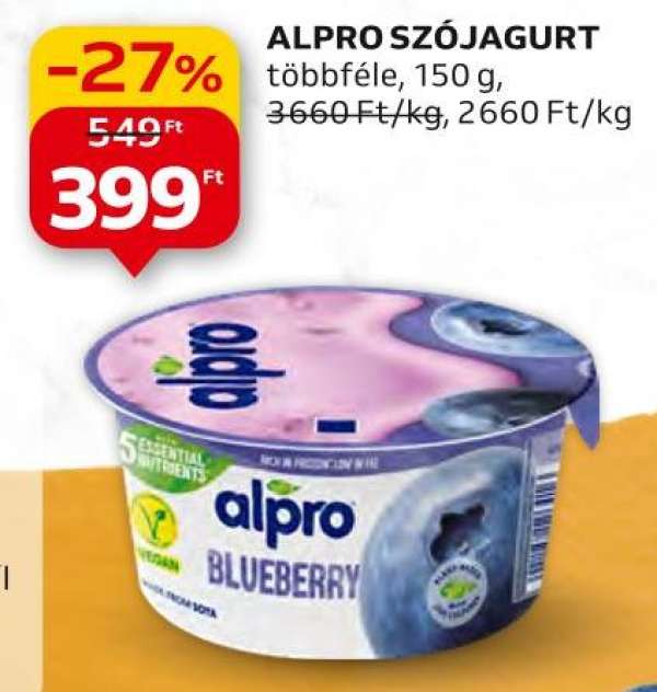 Alpro szójagurt