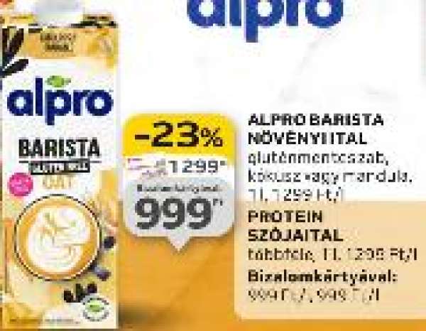 Alpro barista növényiital