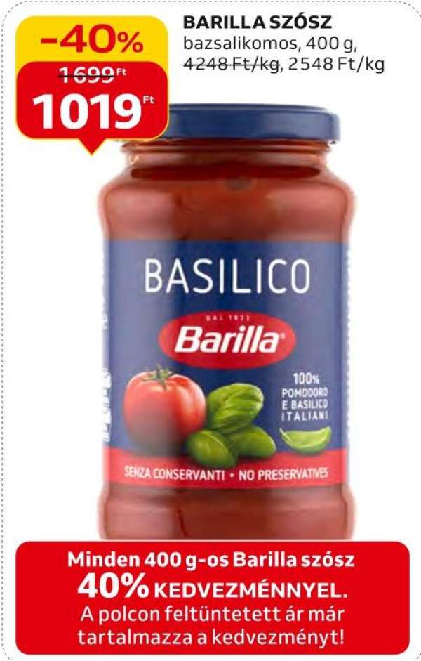 Barilla szósz