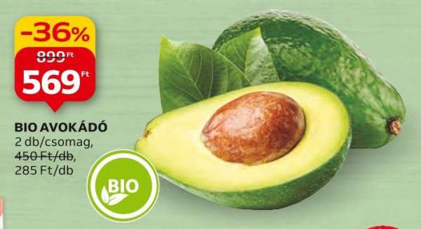 Bio avokádó