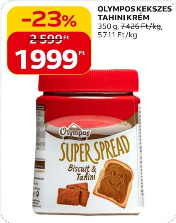 Olympos kekszes tahini krém