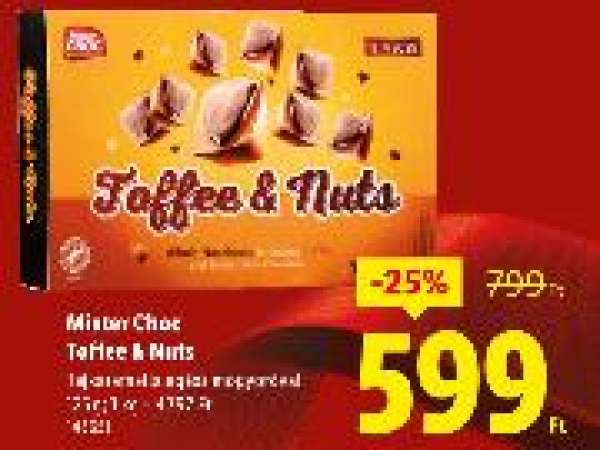 Mister Choc Toffee & Nuts