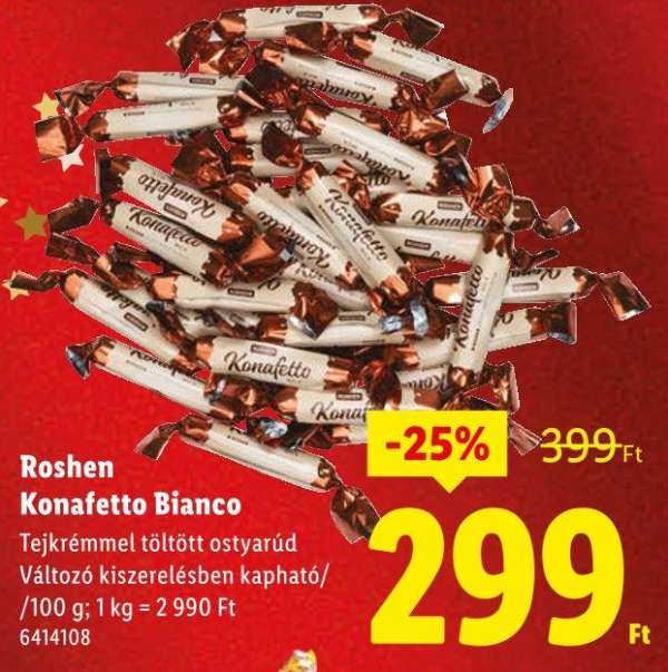 Roshen Konafetto Bianco