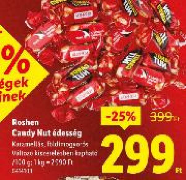 Roshen Candy Nut édesség