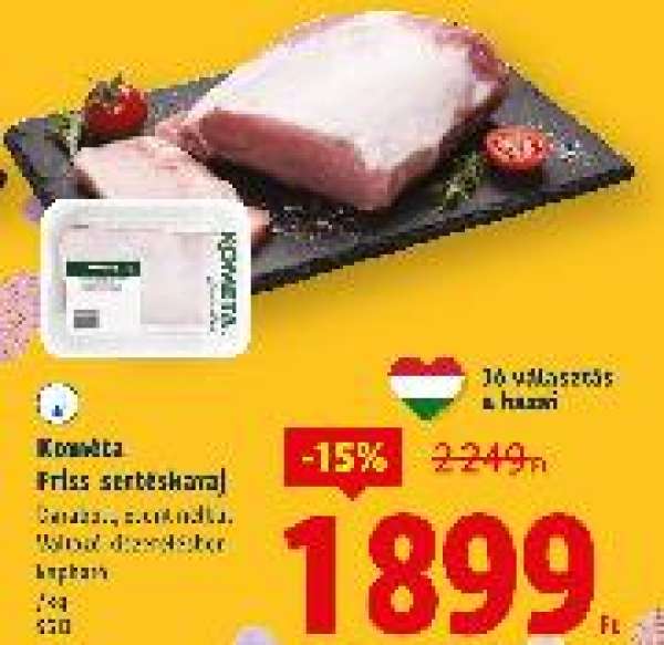 Kométa Friss sertéskaraj