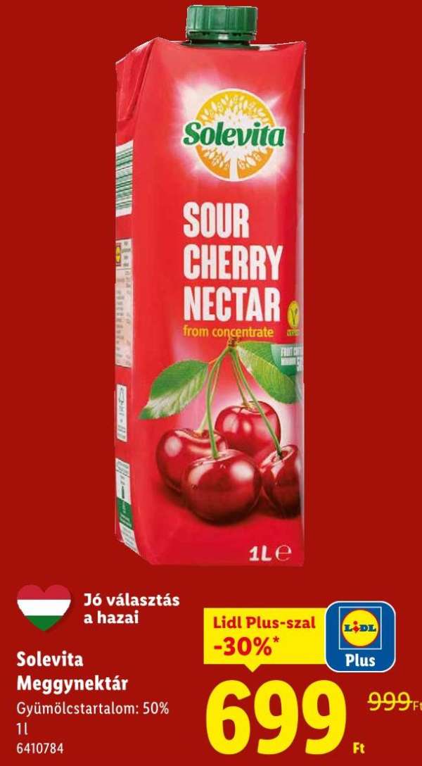 Solevita Meggynektár