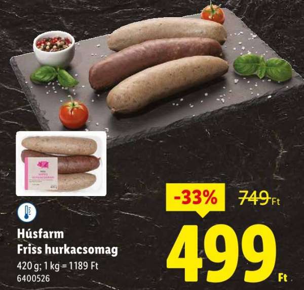 Húsfarm Friss hurkacsomag