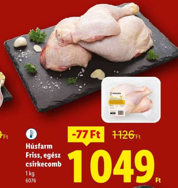 Húsfarm Friss, egész csirkecomb