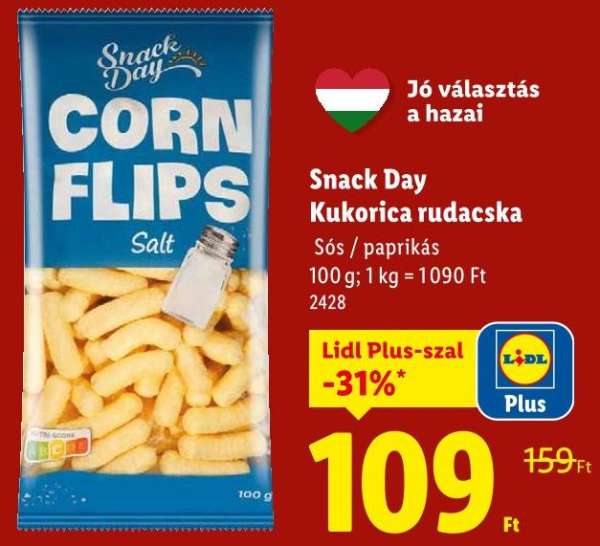 Snack Day Kukorica rudacska