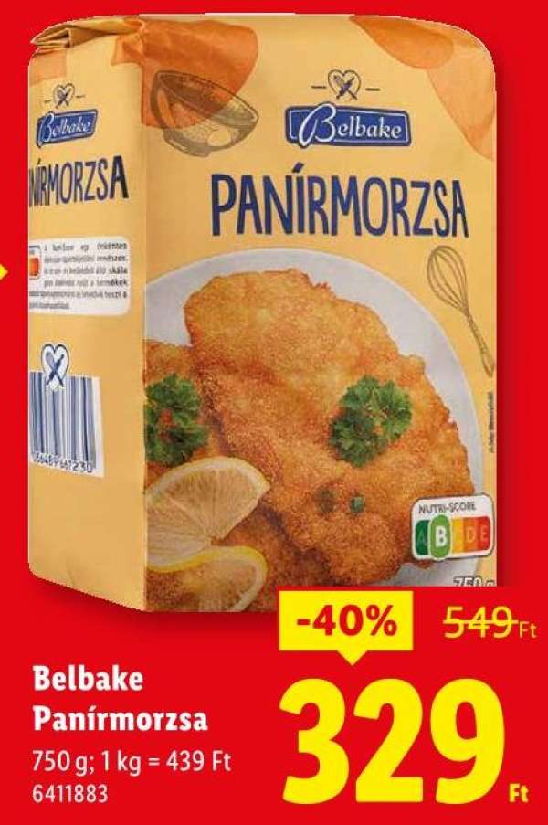 Belbake Panírmorzsa