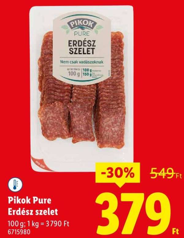 Pikok Pure Erdész szelet