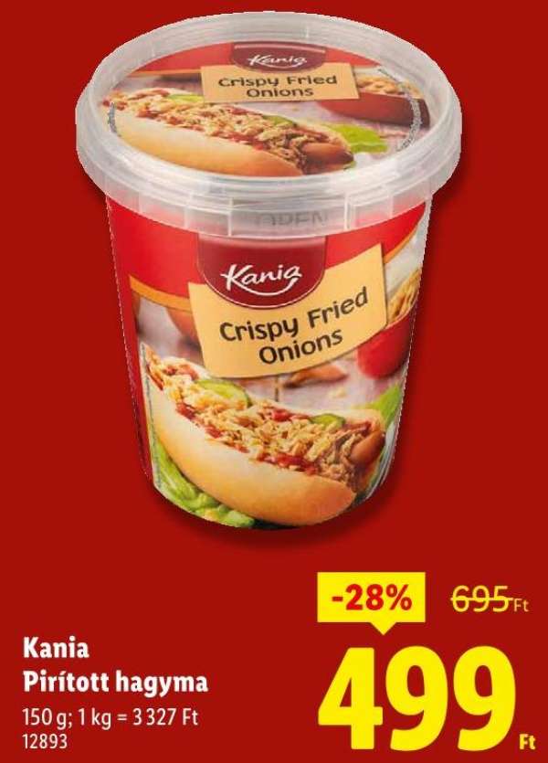 Kania Pirított hagyma