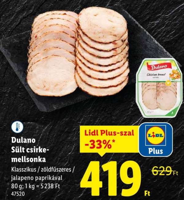 Dulano Sült csirke mellsonka