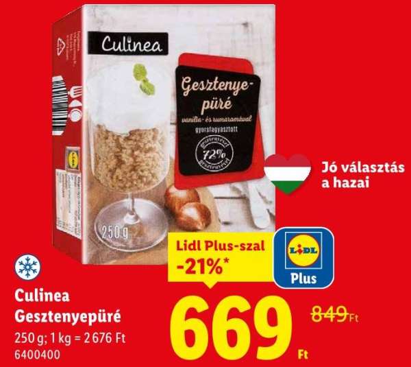 Culinea Gesztenyepüré