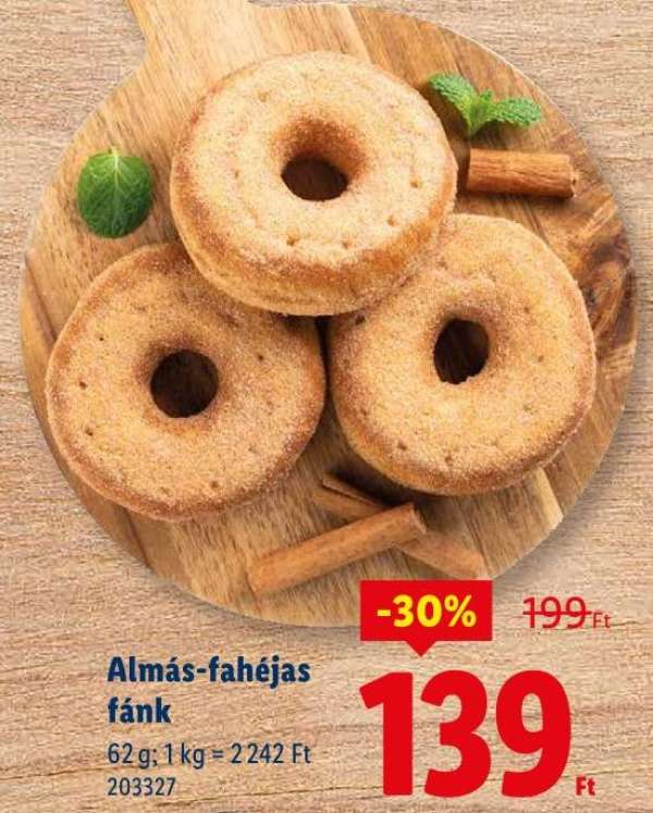 Almás-fahéjas fánk