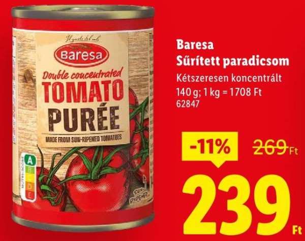 Baresa Sűrített paradicsom