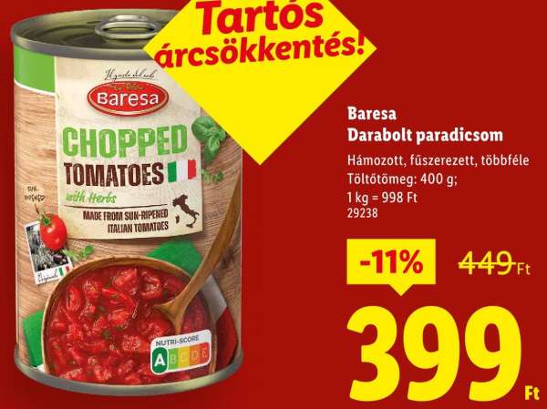 Baresa Darabolt paradicsom