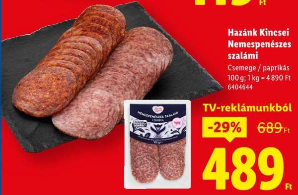 Hazánk Kincsei Nemespenészes szalámi