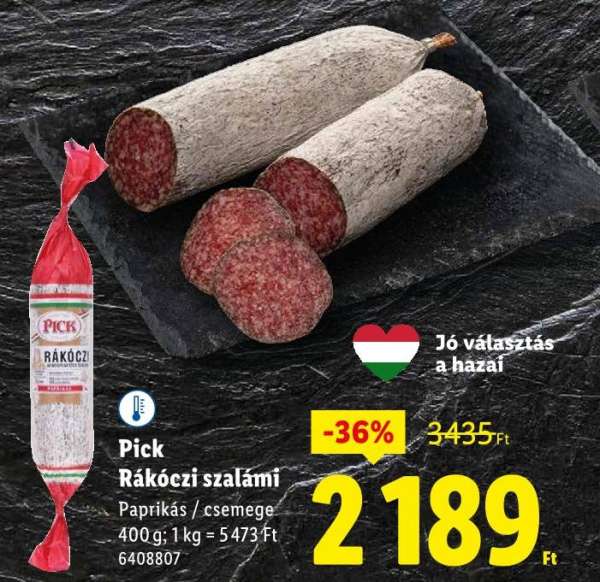 Pick Rákóczi szalámi