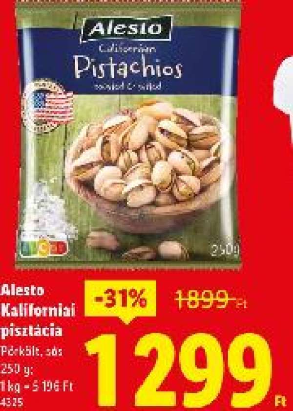 Alesto Kaliforniai pisztácia