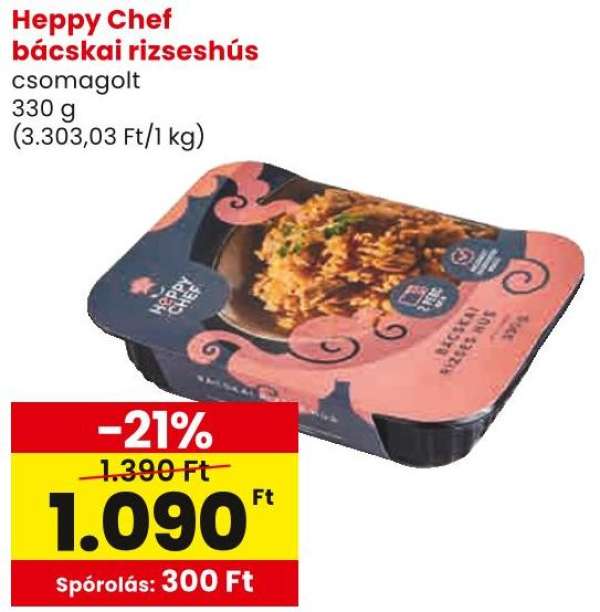 Heppy Chef bácskai rizses hús
