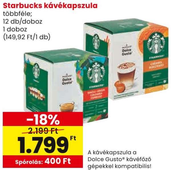 Starbucks kávékapszula