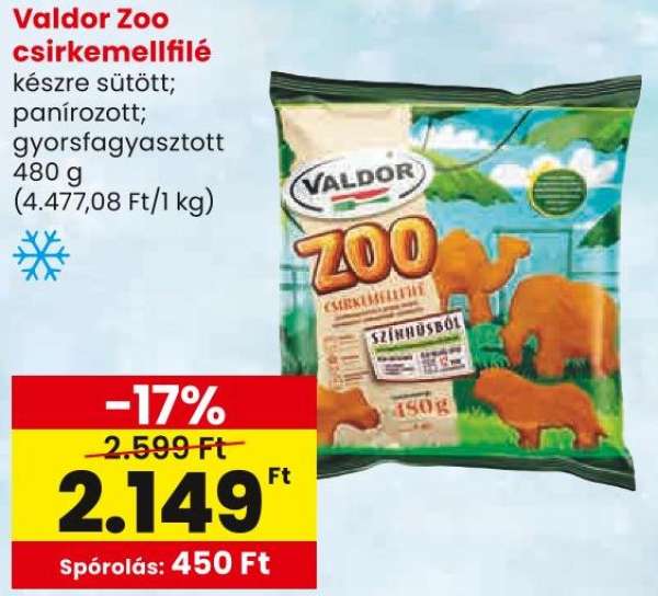 Valdor Zoo csirkemellfilé