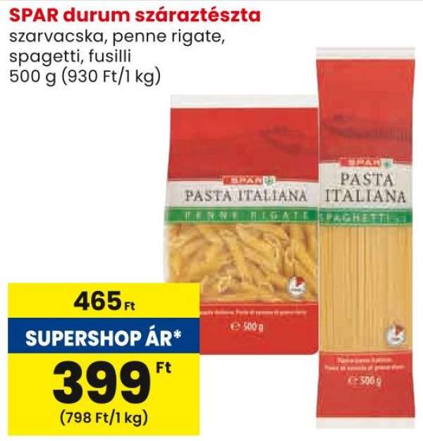 SPAR durum száraztészta