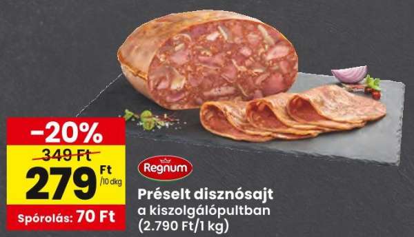 Regnum Préselt disznósajt