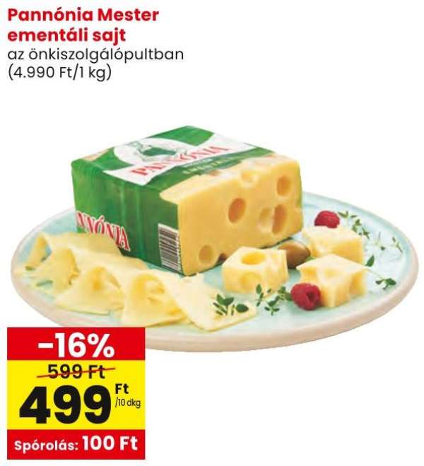 Pannónia Mester ementáli sajt