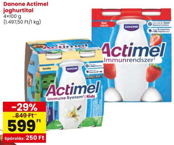 Danone Actimel joghurtital