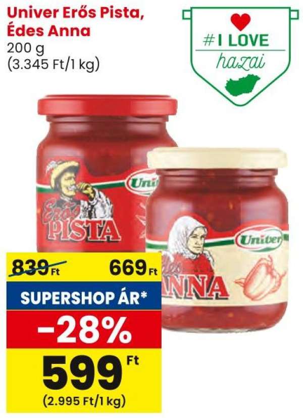 Univer Erős Pista, Édes Anna